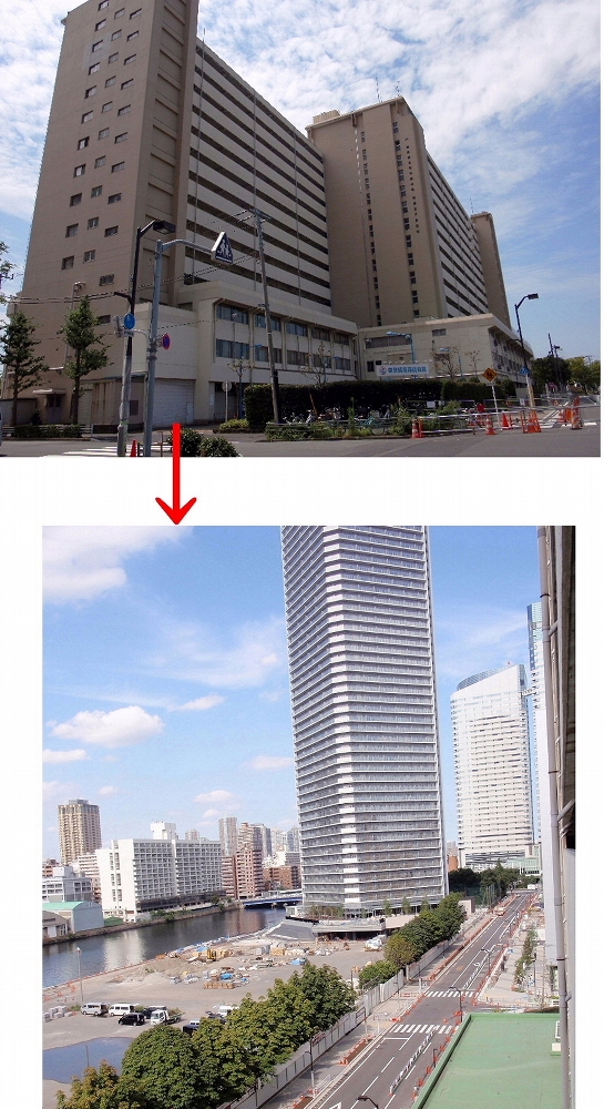 新旧の住宅